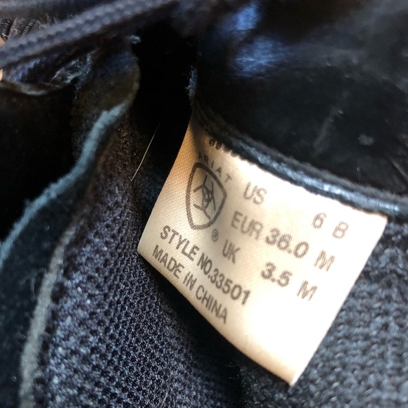 ⏰ Ariat Roper laced up leather boots - Sz US6B - Picture 7 of 7